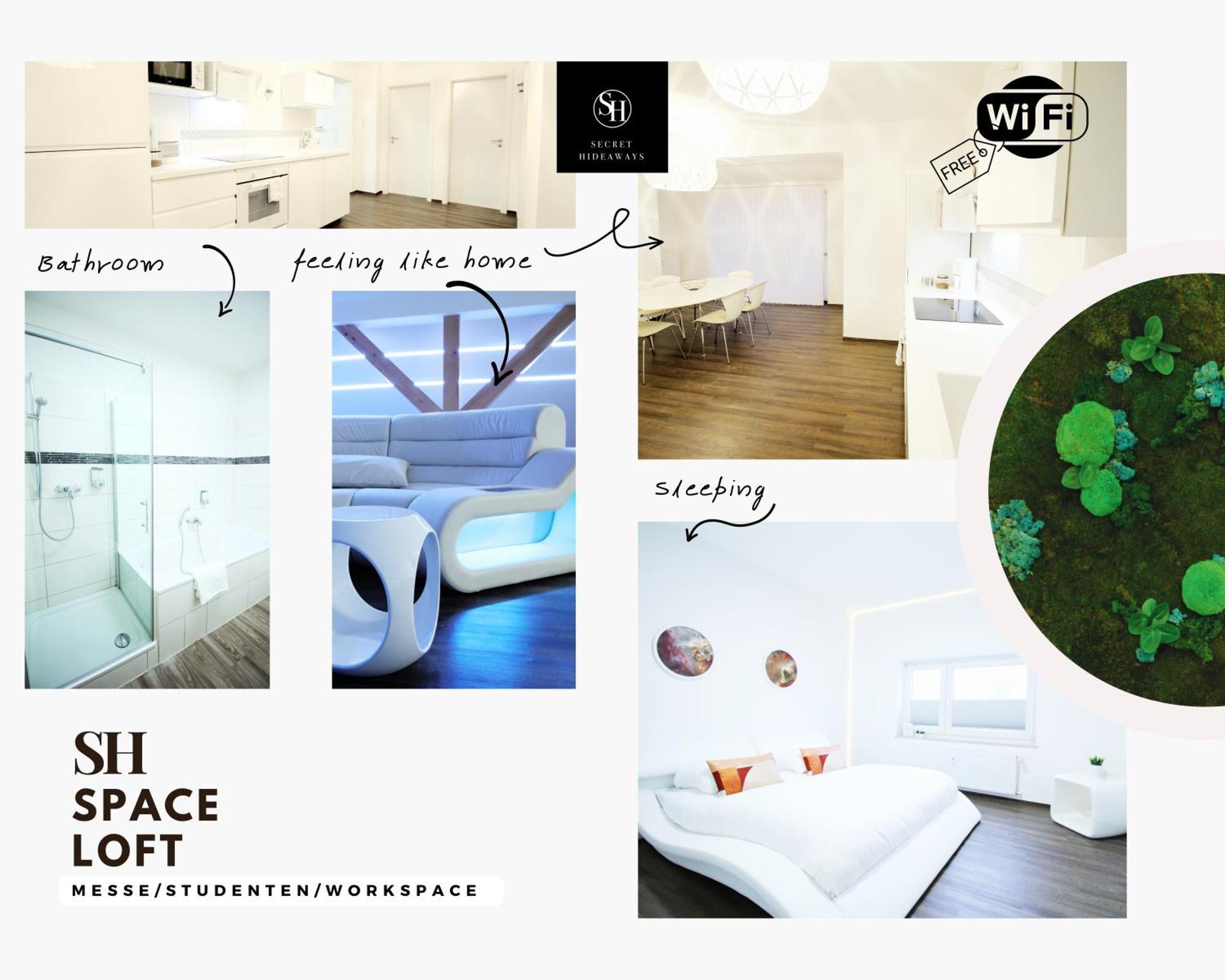 Secret Hideaways Space Loft Wohndesign Auf 2 Etagen L 450M Bis Uni Duisburgo Esterno foto